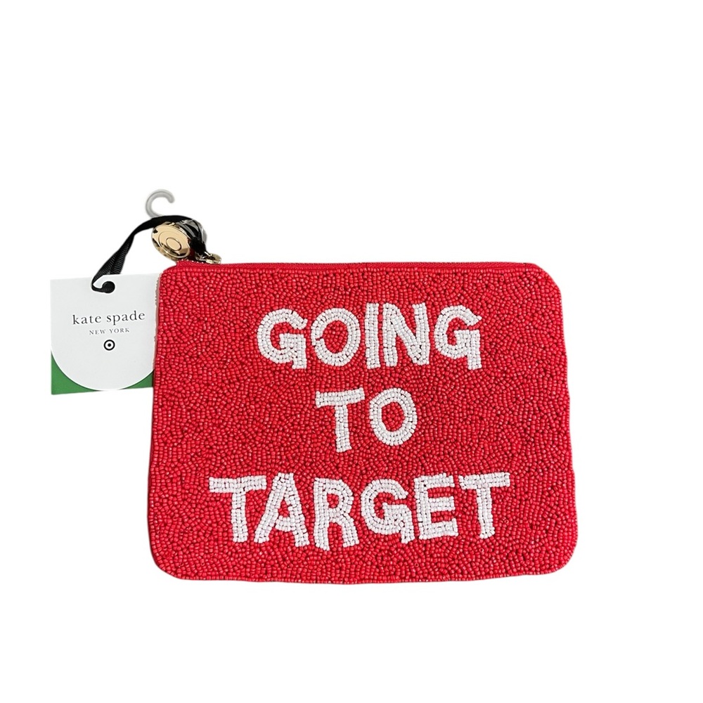 NWT Kate Spade x Target NEW Beaded Going To Target Clutch